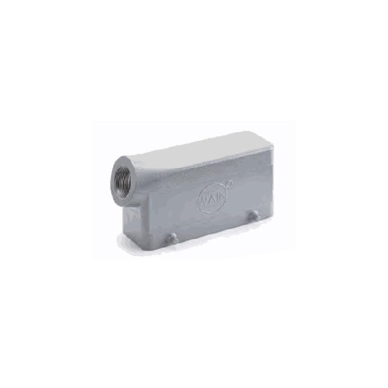 Capot 24B, Aluminium moulé sous pression, Alliage de zinc moulé, IP65, Sortie horizontale, PG21